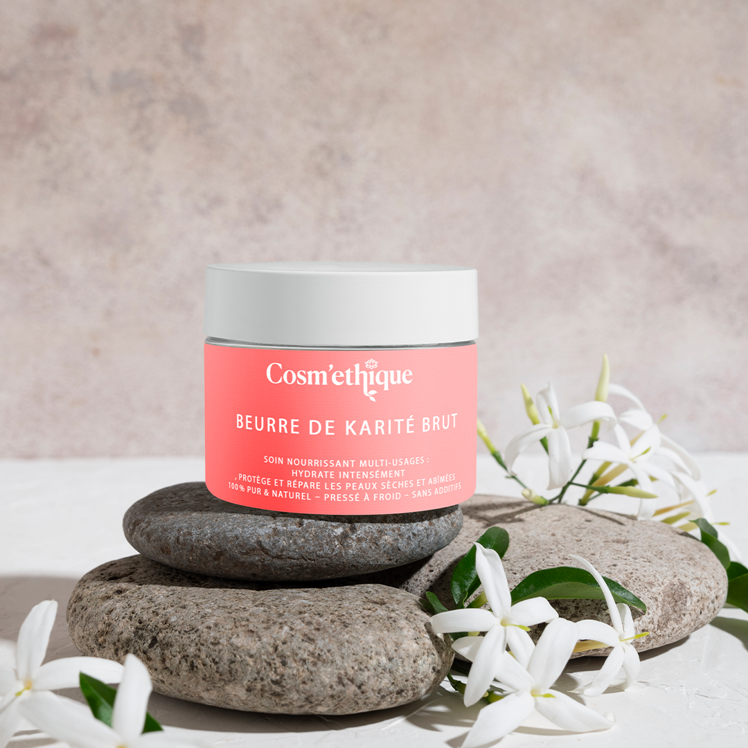 Beurre de Karité Brut dans un pot