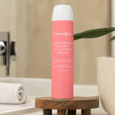 Déodorant Naturel à la Pierre d’Alun dans un flacon