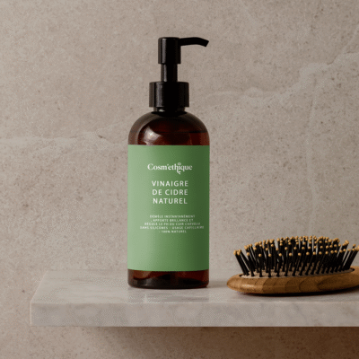 Vinaigre de cidre dans une bouteille